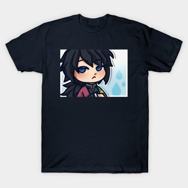 Water Hashira - Giyu Tomioka T-Shirt by Anet Garol